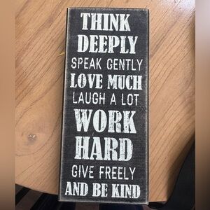 Kohl's Black Decorative Tray